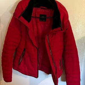 Red Zara Coat